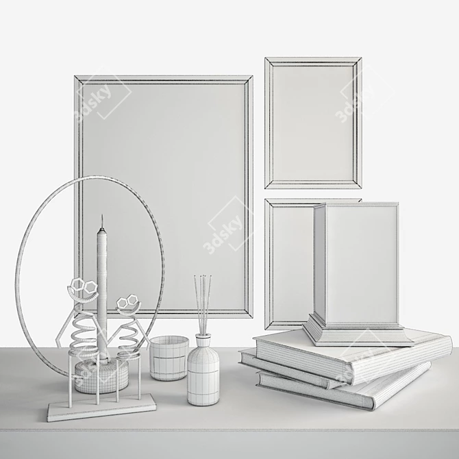 Modern Home Decor Set 3D model image 4