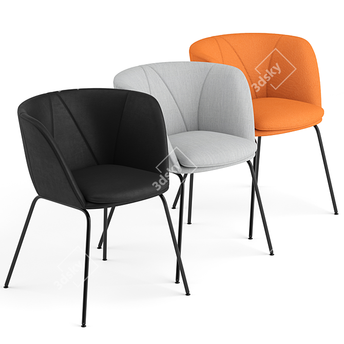 Modern Danish Design Verve Chair 3D model image 1