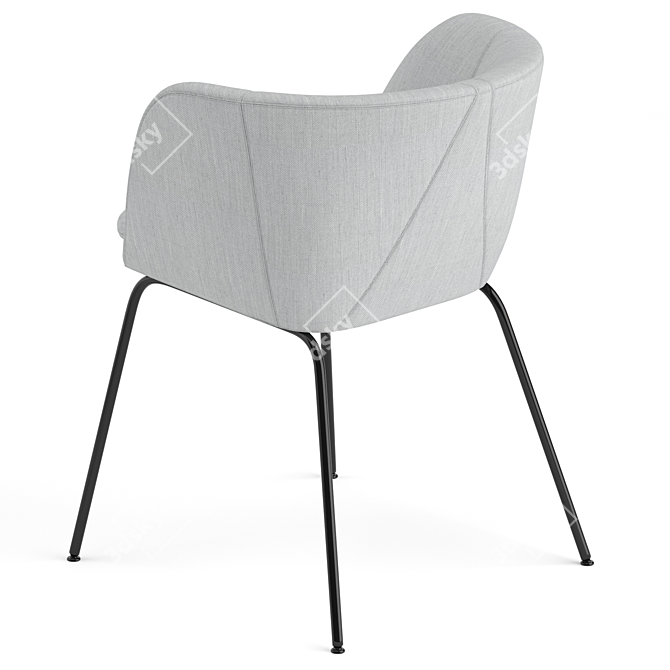 Modern Danish Design Verve Chair 3D model image 2