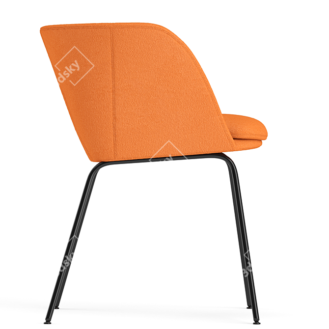 Modern Danish Design Verve Chair 3D model image 3