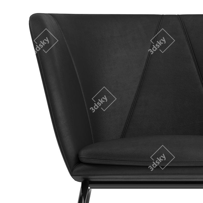 Modern Danish Design Verve Chair 3D model image 4