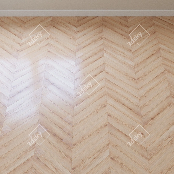 Chic Chevron Life Laminate: Classen Klassen Collection 3D model image 3