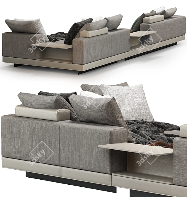 Luxury Modern Minotti_Connery Sofa 3D model image 2