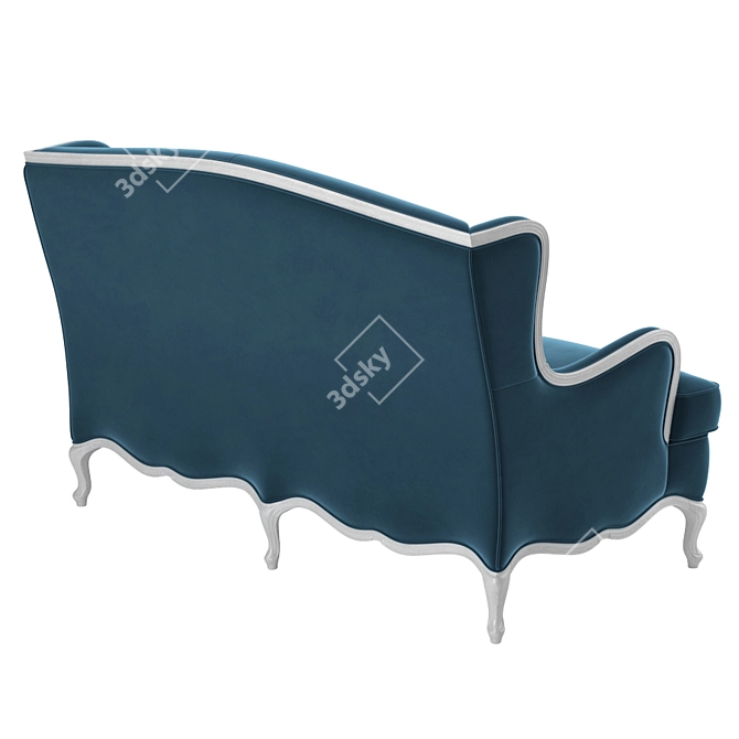 Elegant Tosconova Lauren Sofa 3D model image 4