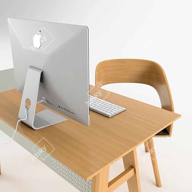 Modern Office Furniture Collection 3D model image 2