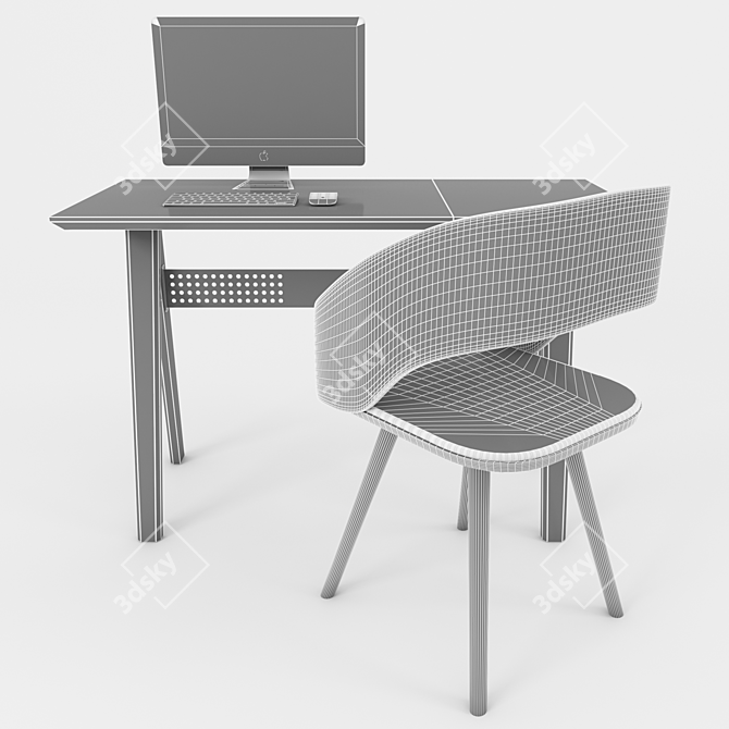 Modern Office Furniture Collection 3D model image 20