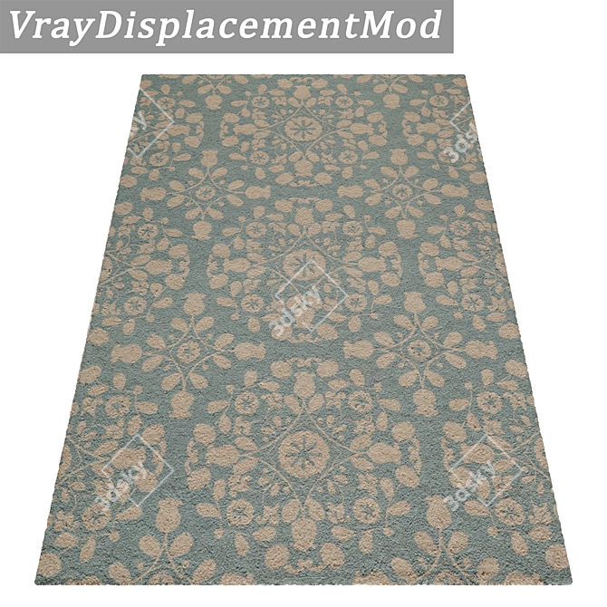 High-Quality Carpet Set: Versatile Textures 3D model image 3