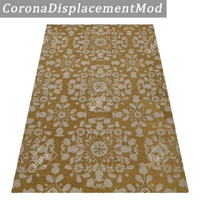 High-Quality Carpet Set: Versatile Textures 3D model image 4