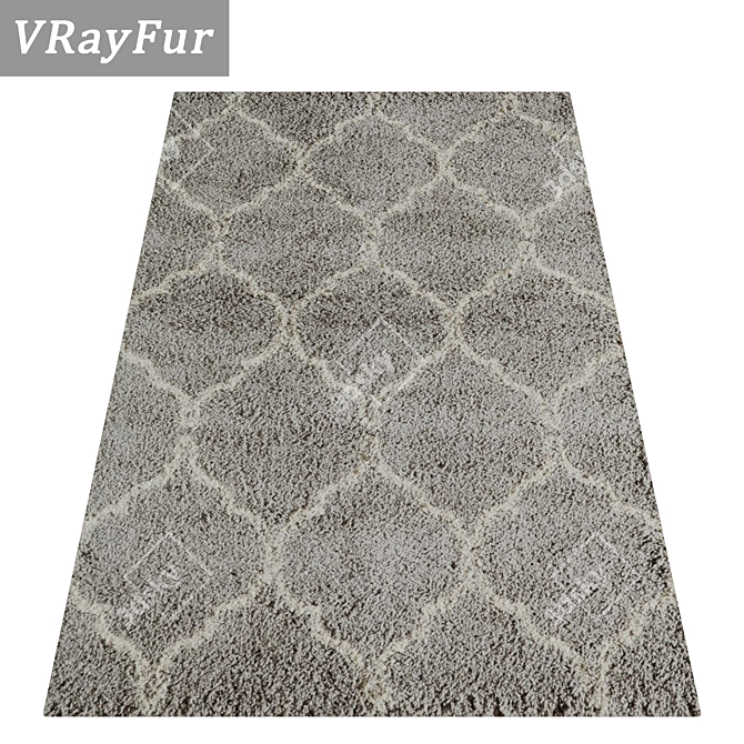 Luxury Set of High-Quality Carpets 3D model image 2