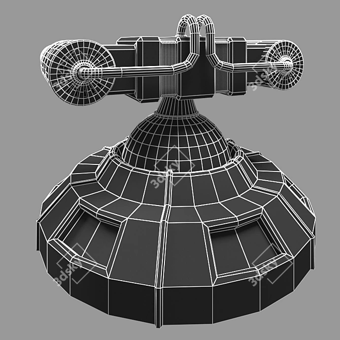 Gatling Turret: Ultimate Firepower 3D model image 10