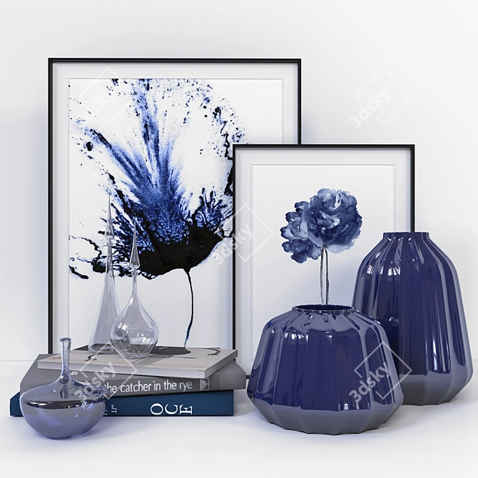 Elegant Vray Decorative Set 3D model image 1