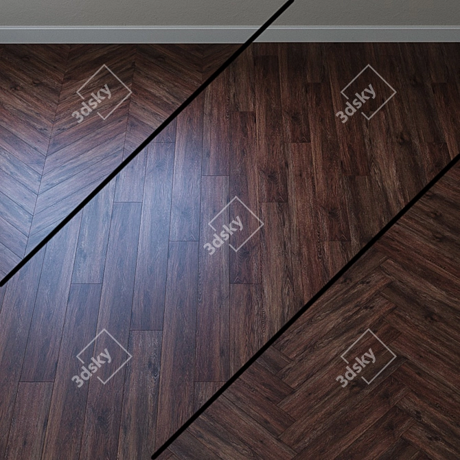 French Fir Vinyl Laminate 3D model image 1