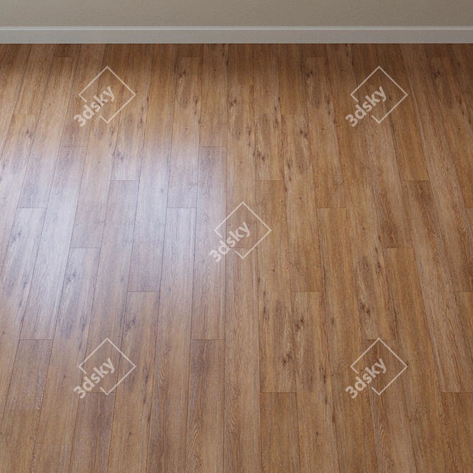 French Chevron Vinyl Laminate 3D model image 2