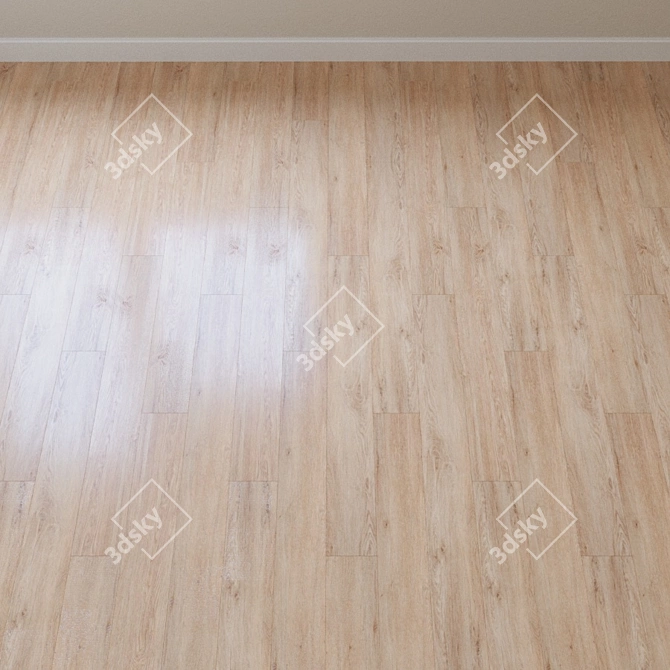 French Oak Chevron AquaFloor - AF3207N 3D model image 2