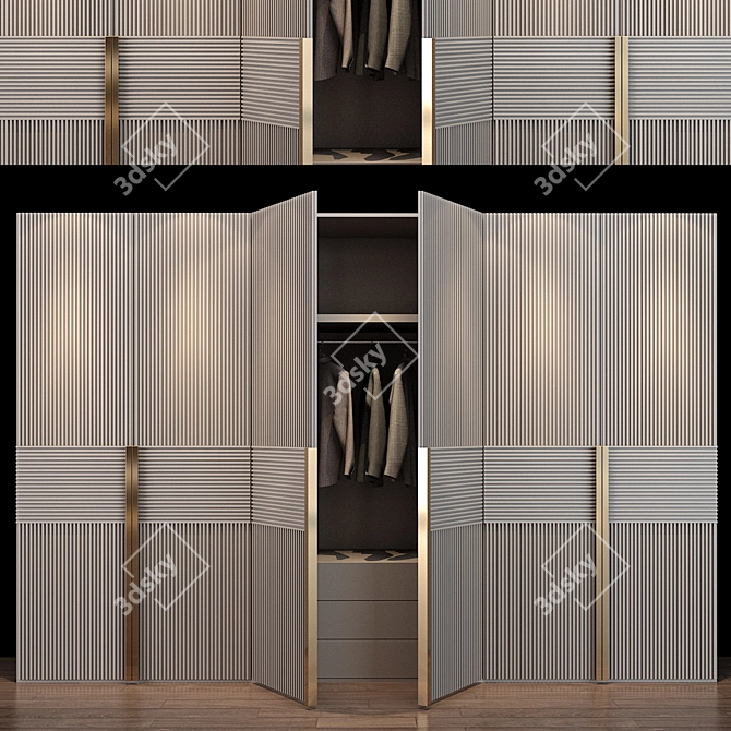 Elegant Storage Solution: Cabinet Furniture_012 3D model image 1