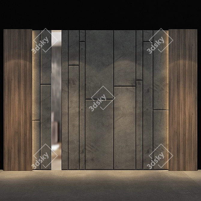 Elegant Panel Set 70: Unique Decor 3D model image 1