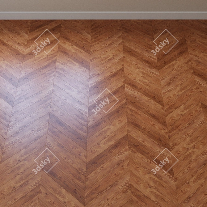 Title: Wear Max Home Line: Chestnut Living Vinyl Flooring 3D model image 3