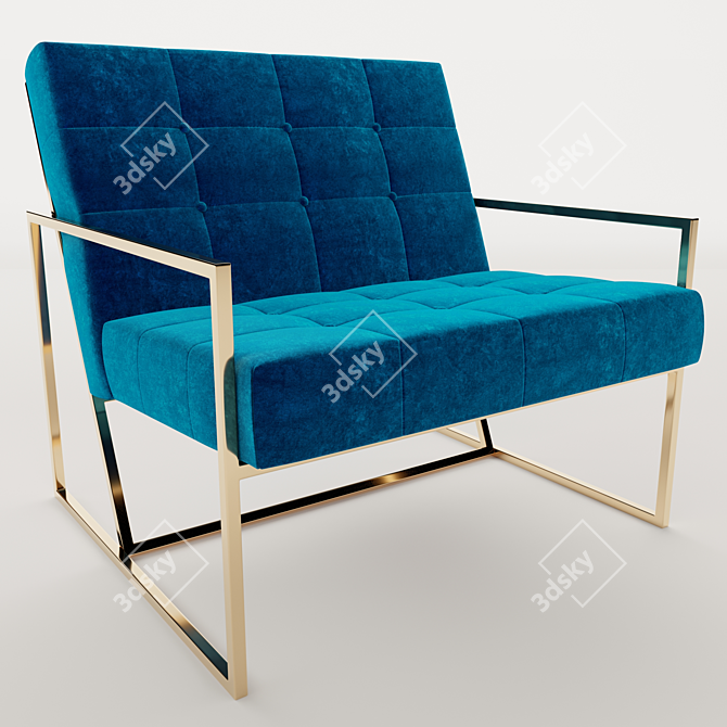 Elegant Luxury Chair by Jurakhan 3D model image 1