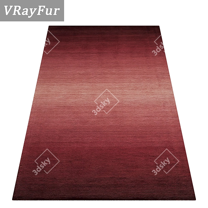 Luxury Rug Set: High-Quality Textures 3D model image 2