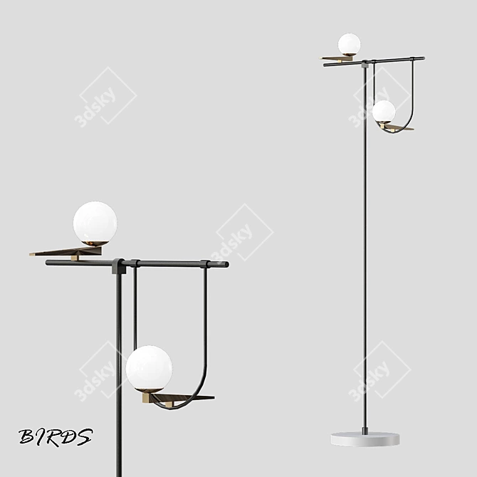 Elegant Birds: 3D Model Collection 3D model image 3