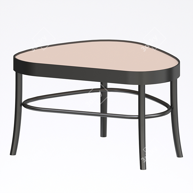 Modern Wood Coffee Table PEER 3D model image 1