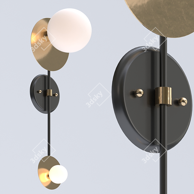 Modern Millimeter Signal Lamp 3D model image 1