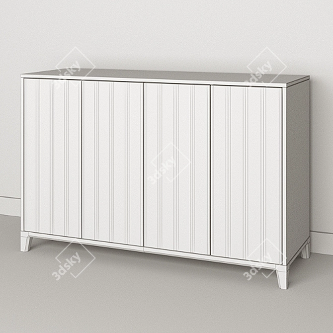 Dante Modern Dresser - Sleek and Stylish 3D model image 3