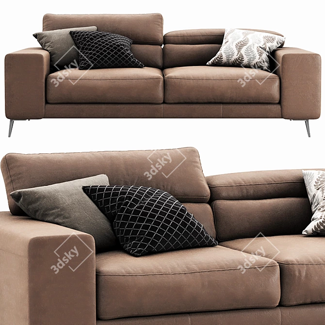 Ditre Italia Anderson: Modern Italian Sofa with Sleek Design 3D model image 1