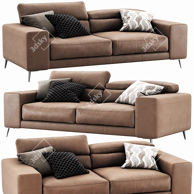 Ditre Italia Anderson: Modern Italian Sofa with Sleek Design 3D model image 2