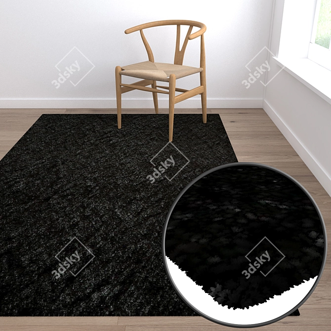 Luxury Carpets Set 3D model image 5