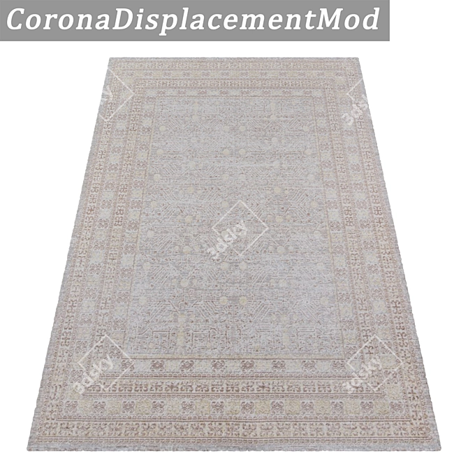 Title: Luxury Texture Carpets Set 3D model image 4