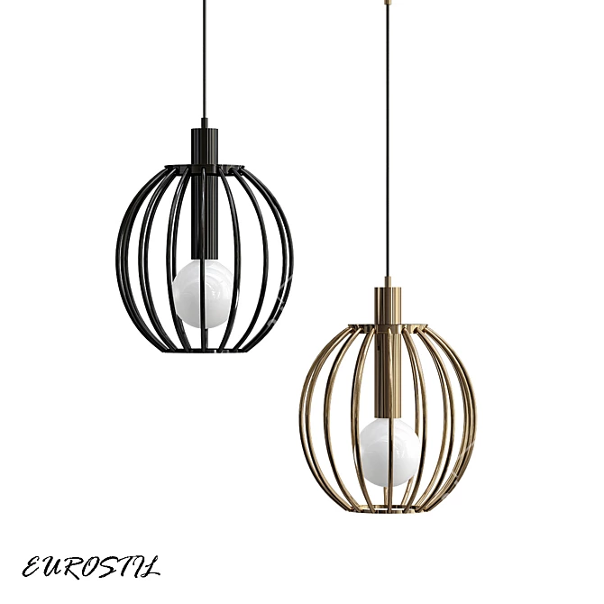 EUROSTIL 2013 LED Metal Pendant 3D model image 1