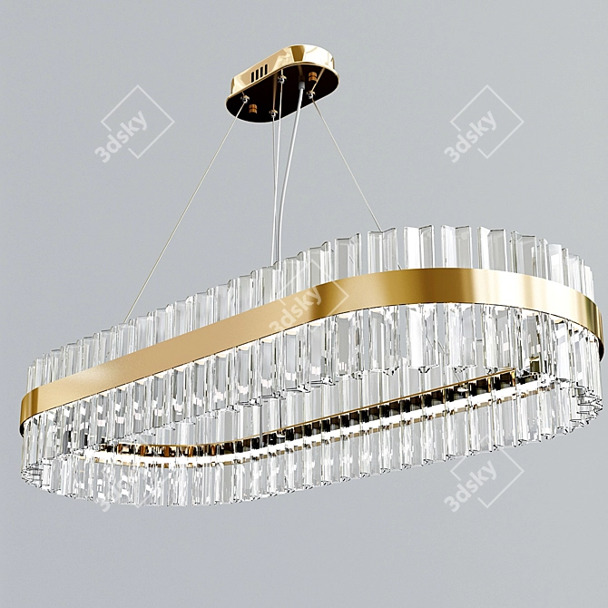 Contemporary Pendant Chandelier Collection 3D model image 2