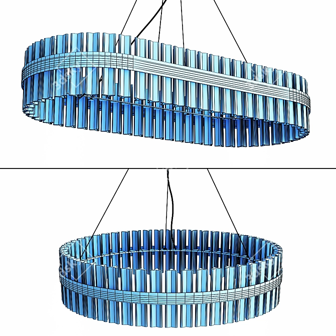 Contemporary Pendant Chandelier Collection 3D model image 4