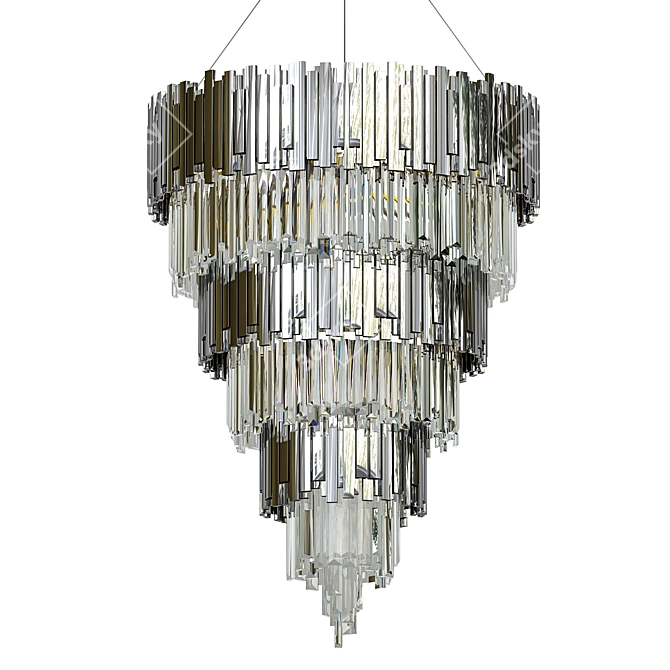 Elegant Glow: Candela Chandelier 3D model image 1