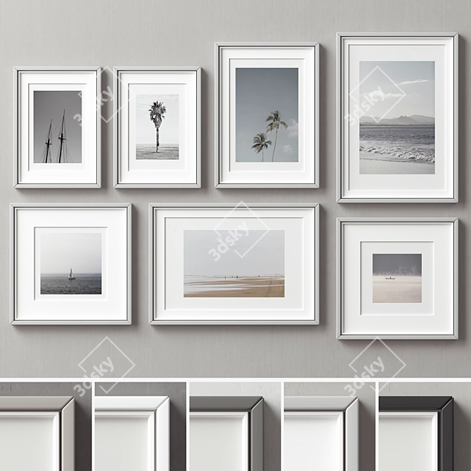 Versatile Frames Collection - Set of 7 3D model image 1