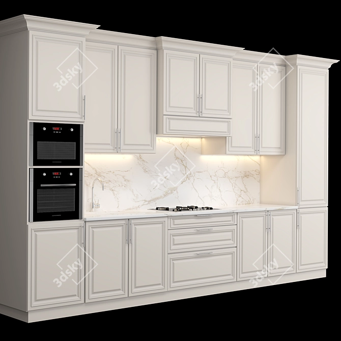 Timeless Kitchen Design 3D model image 3