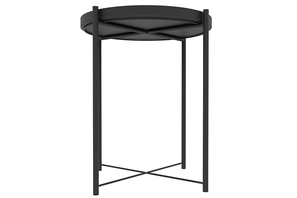 Gladom: Stylish Metal Side Table 3D model image 3