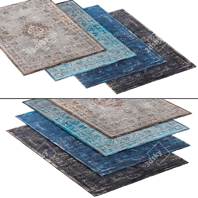 Louis De Poortere Fading World 200x300cm Rugs 3D model image 2