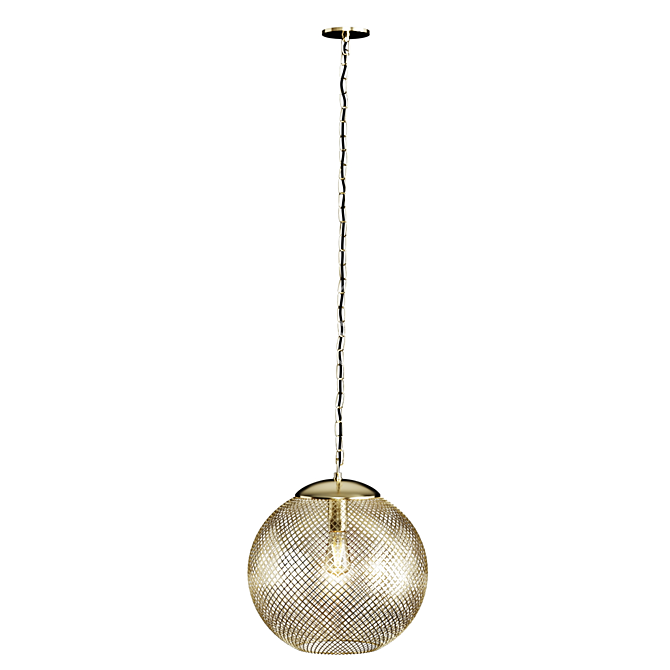 Modern Metal Ceiling Lamp 3D model image 8