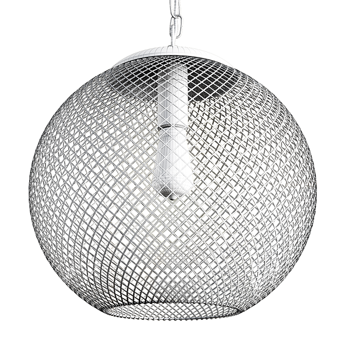 Modern Metal Ceiling Lamp 3D model image 10