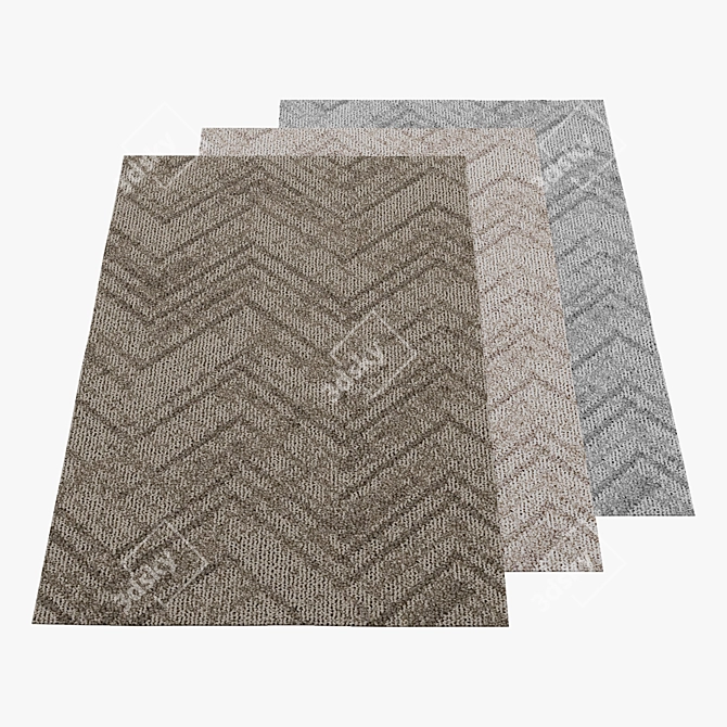 Elegant Floor Covering 3D model image 1