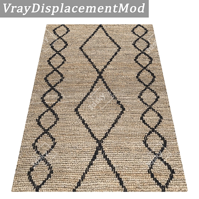 Luxury Carpet Set: 3 High-Quality Textures 3D model image 3