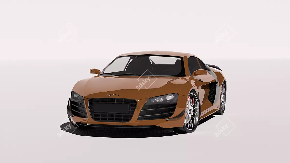 Luxury meets performance: Audi R8 quattro 3D model image 1