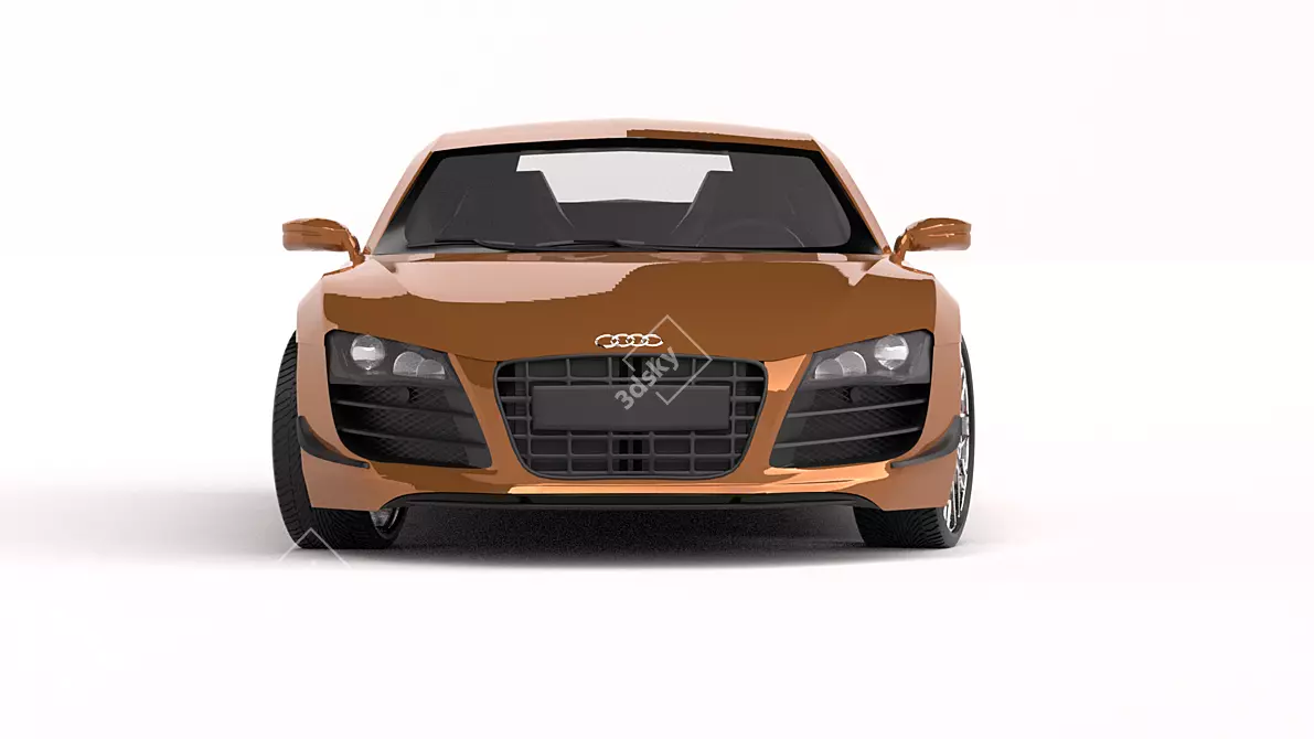 Luxury meets performance: Audi R8 quattro 3D model image 2