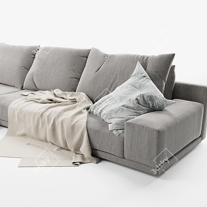 Novamobili Mac Sofa: Stylish Comfort for your Living Space 3D model image 3