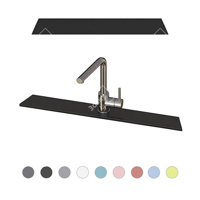 Wing Gulf KitKraken Mixer Stand: Customizably Elegant Kitchen Accessory 3D model image 2