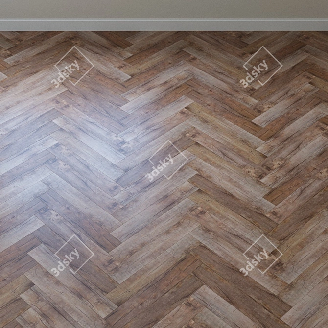 Title: Wear Max Home Line Oak Fossil Vinyl Flooring 3D model image 4