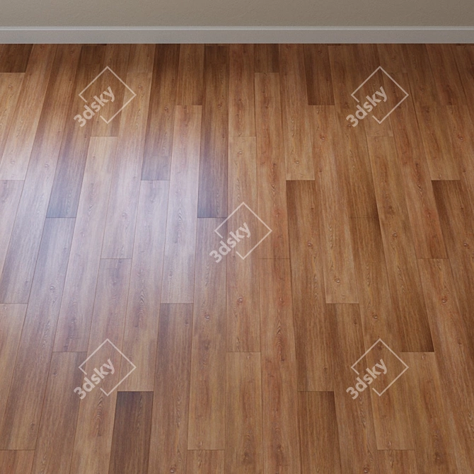 Golden Oak Home Line Vinyl Flooring 3D model image 2