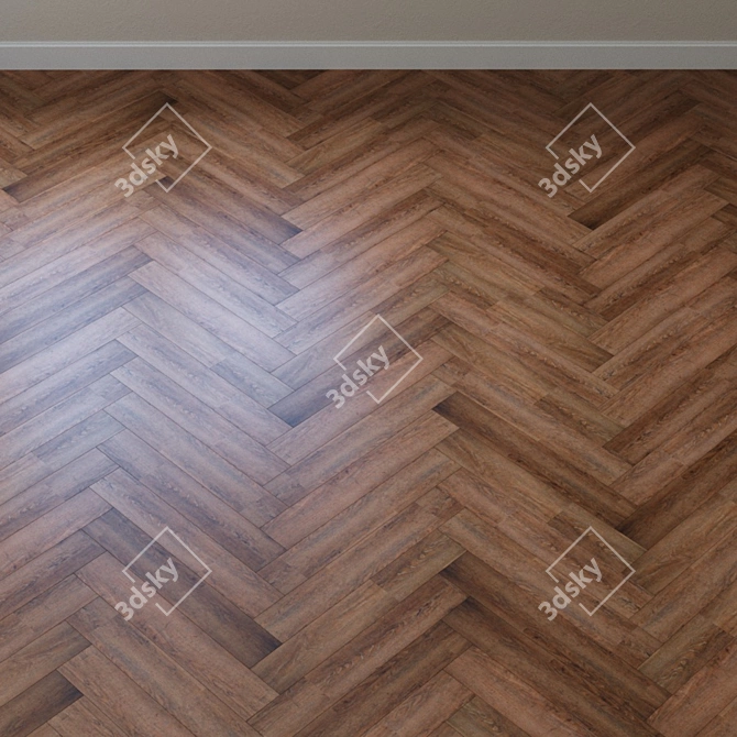 Title: Oak Rocks Vinyl Flooring 3D model image 3